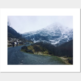 Norwegian Mountains Briksdalsbreen Landscape Posters and Art